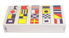 The Joy of Light Designer Matches Nautical Signal Flags Embossed 4" Collectible Matchbox