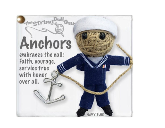 Kamibashi Anchors the Sailor The Original String Doll Gang Keychain Clip