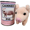Canned Animals - Cupcake the Pig Plush Toy in a Can
