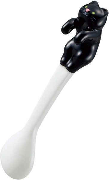 Yoshinobori Spoon with Black Cat
