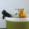Yoshinobori Spoon with Black Cat