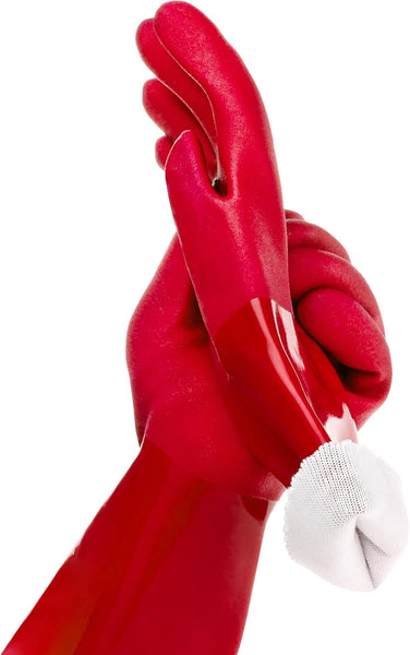 Star Kitchen & Home True Blues Ultimate Red Household Cleaning Gloves