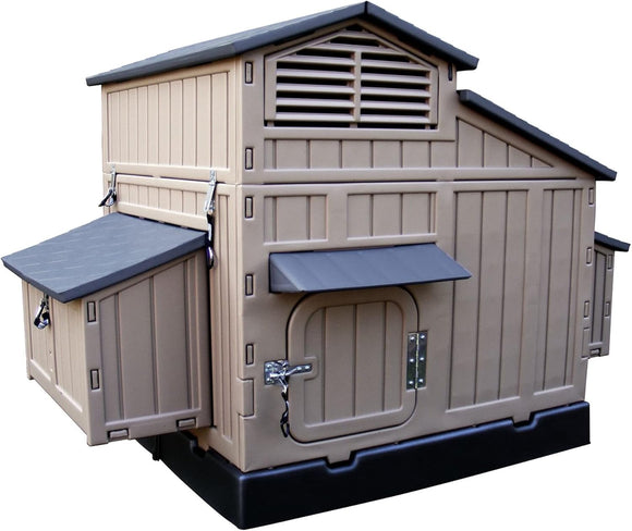 Formex Snap Lock Large Chicken Coop Hen House - 4-6 or 6-12 Bantams