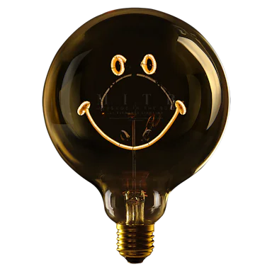 Message in The Bulb Smiley Amber Wireless Light Set