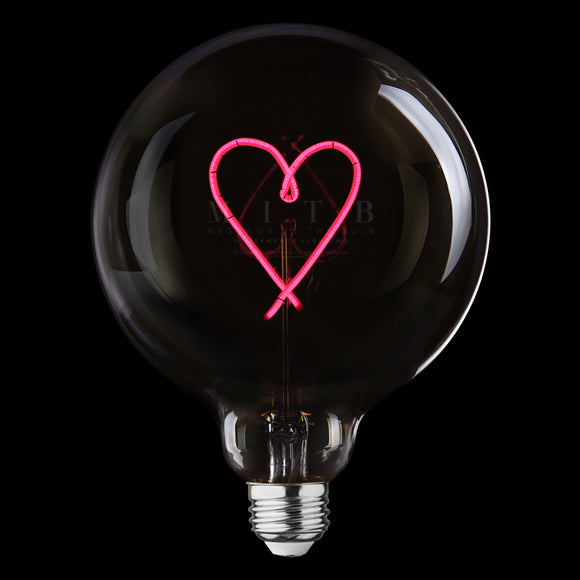 Message in The Bulb Heart Red Wireless Light Set