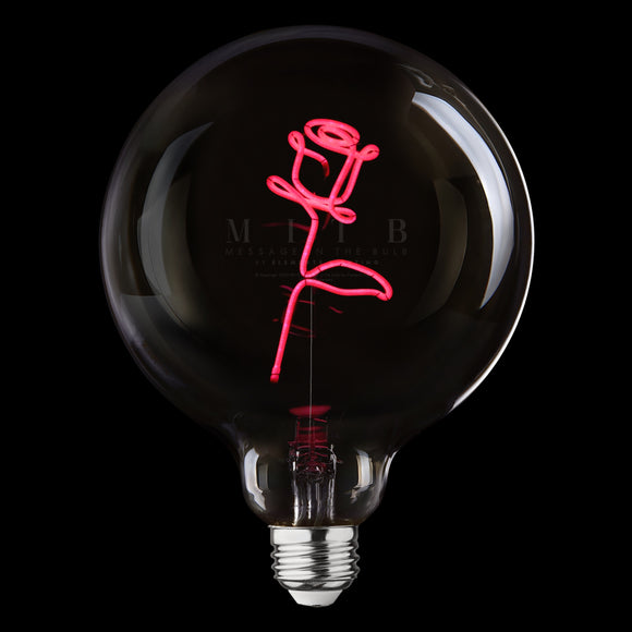 Message in The Bulb Rose Red Wireless Light Set