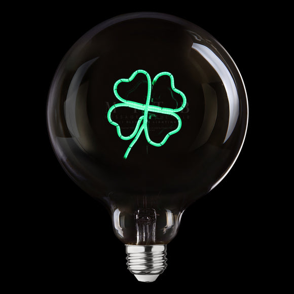 Message in The Bulb Clover Green Wireless Light Set