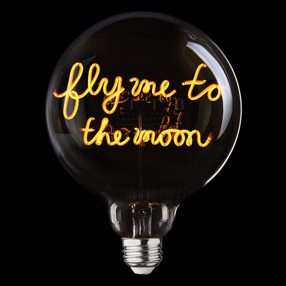 Message in The Bulb Fly Me to The Moon Amber Wireless Light Set