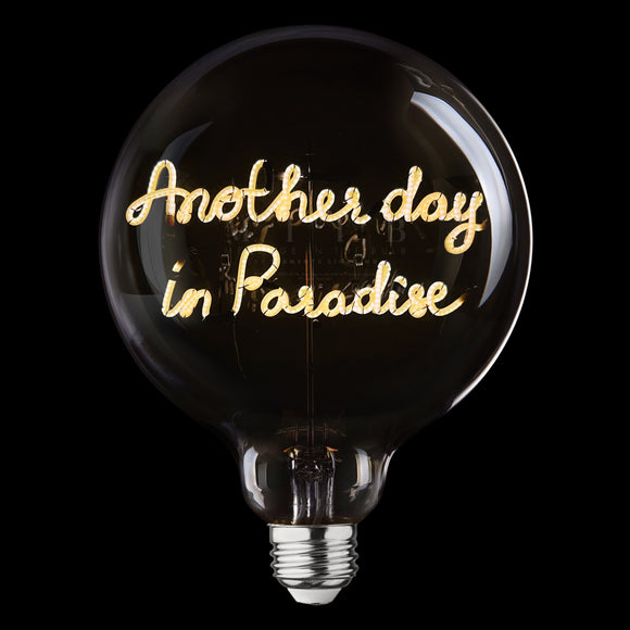 Message in The Bulb Another Day in Paradise Wireless Light