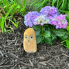 Stone Age Creations  6" Boulder Owl Statue Indoor Outdoor Sculpture Item #AN-OW-06
