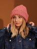 Cardigang Settle Petal Pink Blake Beanie Acrylic Yarn Knit Kit