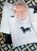 Lettermade Dachshund Embroidered Cocktail Napkins - Set of 4
