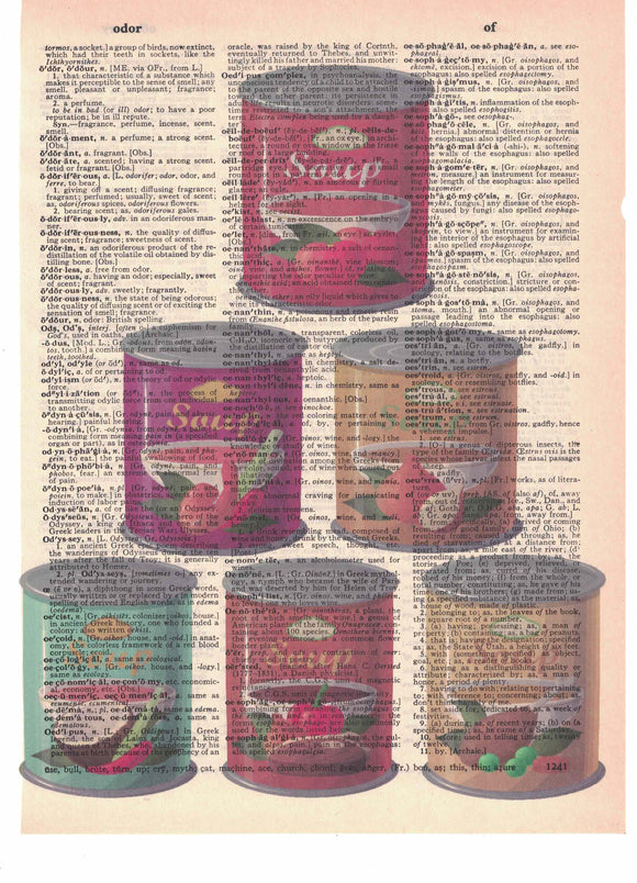Soup Cans Dictionary Art