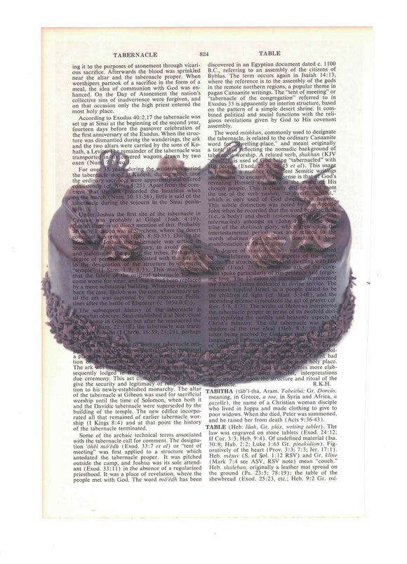Chocolate Cake Dictionary Art Print
