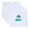 Lettermade Queen Elizabeth Embroidered Cocktail Napkins - Set of 4