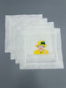 Lettermade Queen Elizabeth Embroidered Cocktail Napkins - Set of 4