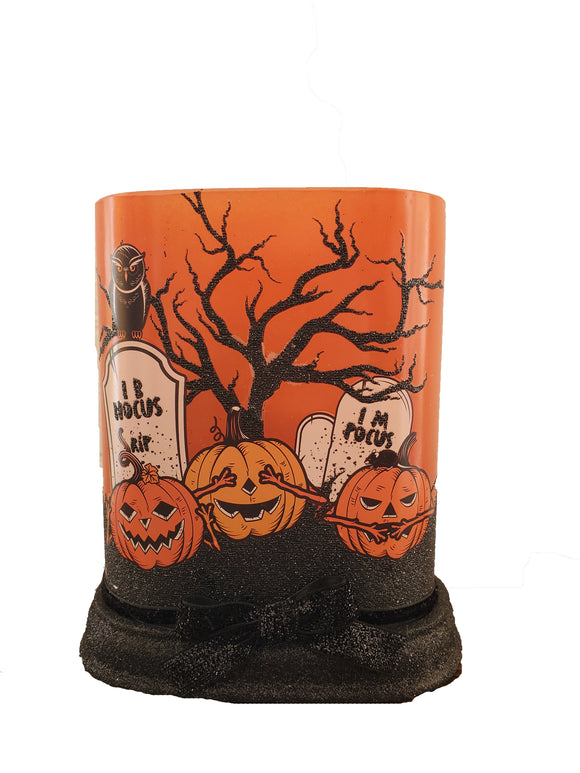 Stony Creek See No Evil Oval Vase with Resin Base Halloween Light