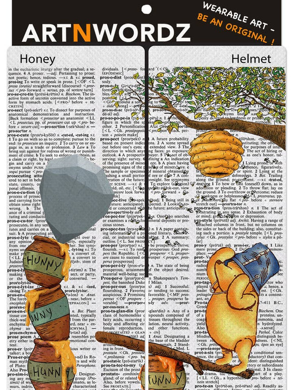 Going in For Honey Unisex Dictionary Art Socks