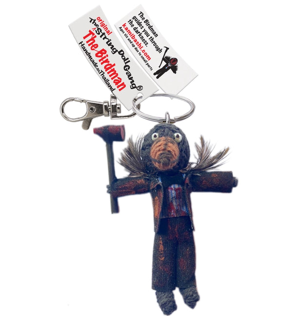 Kamibashi The Birdman Original String Doll Gang Keychain Clip