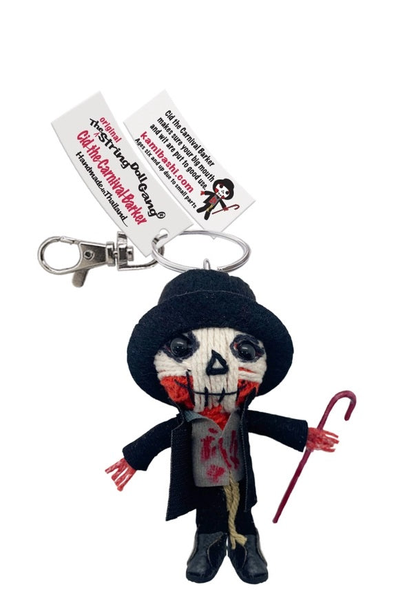 Kamibashi Cid the Carnival Barker Original String Doll Gang Keychain Clip