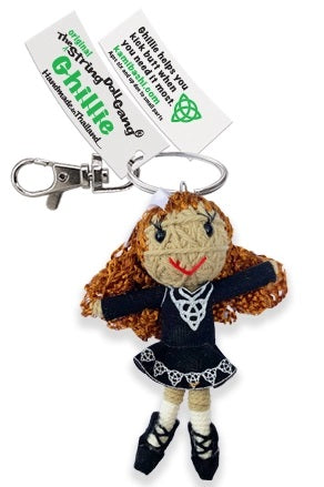 Kamibashi Ghillie the Irish Dancer Original String Doll Gang Keychain Clip