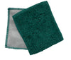 Janey Lynn Designs I Teal Good Green Shrubbies 5" x 6" Cotton Washcloth