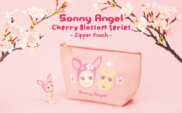 Sonny Angel Cherry Blossom Zipper Pouch