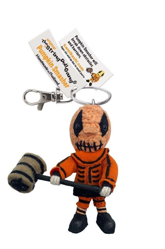 Kamibashi Pumpkin Smasher Original String Doll Gang Keychain Clip