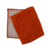 Janey Lynn Designs We Carrot For You Orange Shrubbies 5" x 6" Cotton Washcloth