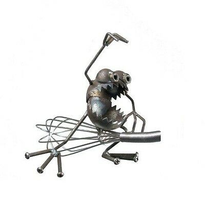 Sugarpost Gnome Be Gone Kitchen Witch Welded Creative Metal Art Large