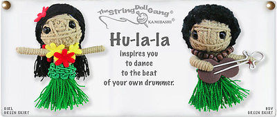 Kamibashi Hu La La Hula BOY The Original String Doll Gang Keychain Clip