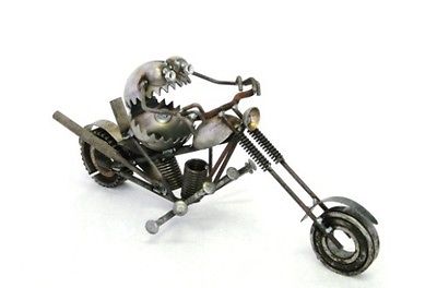 Handmade Motorcycle Wire Sculpture – BOMONSTER