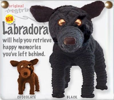 Kamibashi Labradora Labrador Retriever Dog Original String Doll Keychain Clip