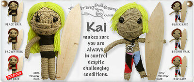 Kamibashi Kai the Surfer Girl The Original String Doll Gang Keychain Clip