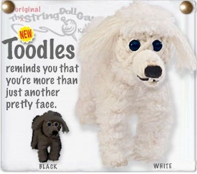 Kamibashi Toodles Poodle Puppie Dog The Original String Doll Gang Keychain Clip