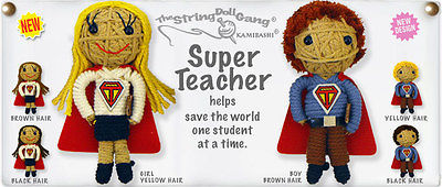 Kamibashi Super Teacher Boy The Original String Doll Gang Keychain Clip