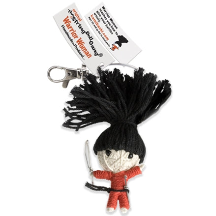 Kamibashi Warrior Woman The Original String Doll Gang Keychain Clip