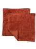 Janey Lynn Design Stoneware Clay Shaggies 10 x10 Washcloth - 2 Pack