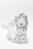 Hazy Mae Mermaid Bright White Ceramic Vasie Vase