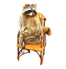 Seated Raccoon Professional Taxidermy Mounted Animal Statue Home or Office Gift