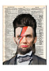 Artnwordz Ziggy Lincoln  Original Dictionary Page Pop Art Print Poster