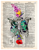 Artnwordz Rib Cage Dictionary Page Pop Art Wall or Desk Art Print Poster
