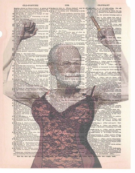 Artnwordz The Freudian Slip Original Dictionary Page Pop Art Print Poster
