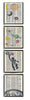 Major Tom Astranaut with Planets 4 Piece Linked Dictionary Art