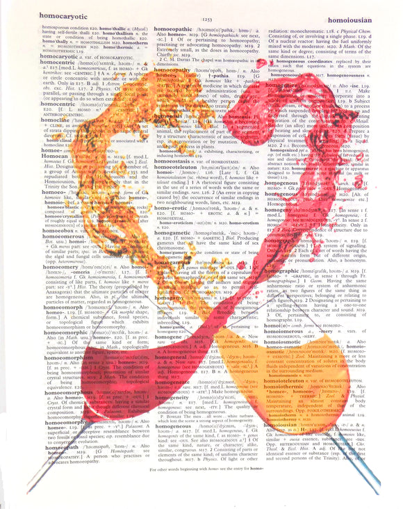 Artnwordz Opposites Attract Wine Glasses Dictionary Sheet Pop Art Wall or Desk Art Print Poster