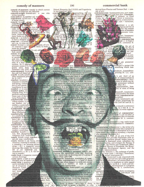 Artnwordz Hello Dali Salvador Dali Original Dictionary Sheet Pop Art Wall or Desk Art Print Poster
