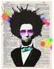 Artnwordz Lincoln Splash Original Upcycled Dictionary Sheet Pop Art Wall or Desk Art Print Poster