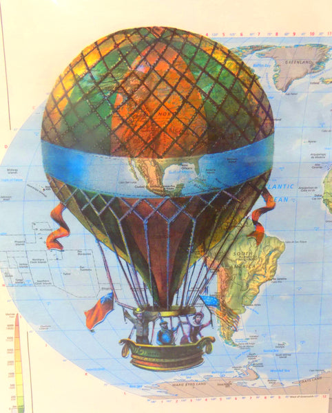Artnwordz Color Balloon Atlas Page Art Print