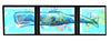Artnwordz Whale Submarine 3 Piece Dictionary Art