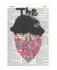 Stop The Violence Three Stooges 3 Piece Linked Dictionary Art